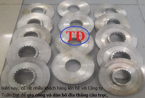 Đĩa thắng cầu trục chưa dán bố