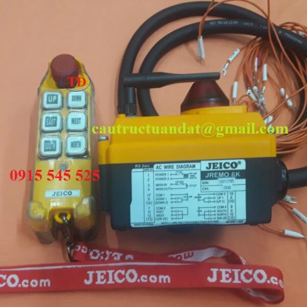 Điều khiển từ xa Jeico cho xưởng cầu trục